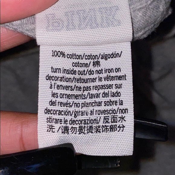 PINK Lace Up Crew Neck Tee - Picture 5 of 5